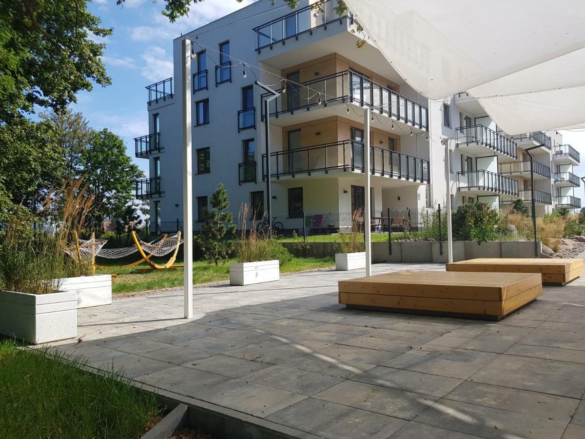 Apartament "Zloty Relaks" Tuz Przy Plazy Z Balkonem Z Widokiem Na Hel I Hamakami Puck Exterior foto